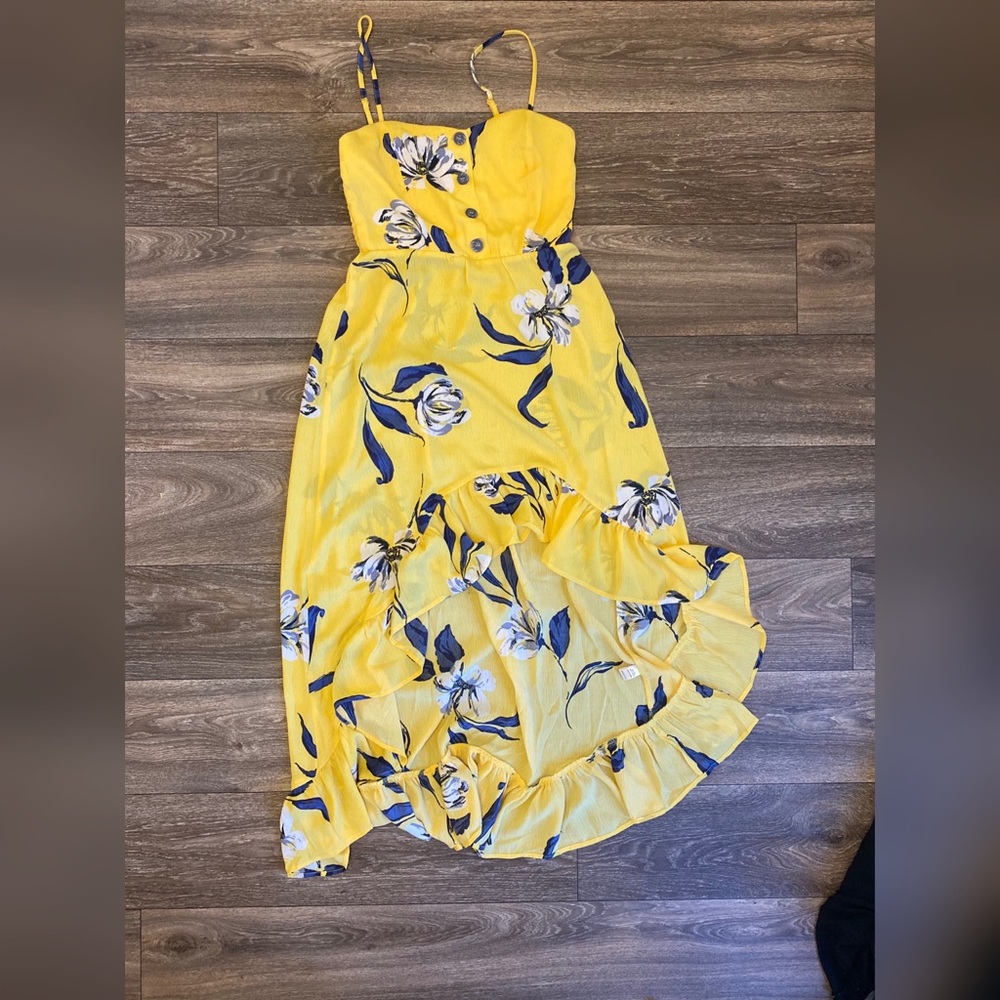 Yellow Flower Dress